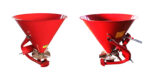 TRACTOR 3-POINT HITCH ALL-TERRAIN AGRICULTURAL LAWN GRANULAR IRON HOPPER FERTILIZER SPREADER - Image 2